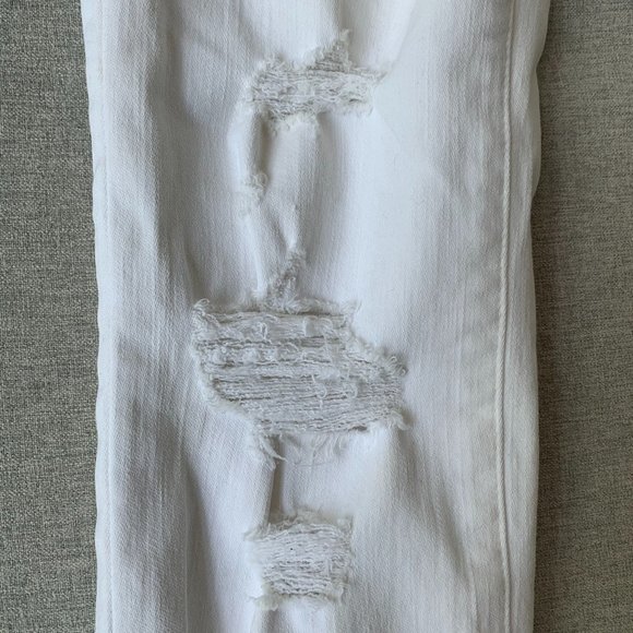 ARITZIA | J Brand Cropped White Skinny Jeans 25 - Picture 6 of 14